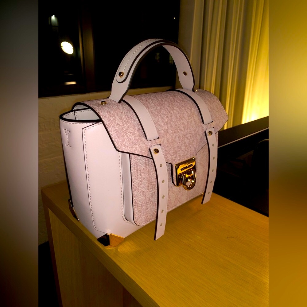 💥Moving to @the_bag_guy💥Michael Kors - Manhattan - DK PWDR BLSH - MD SATCHEL - Picture 6 of 16